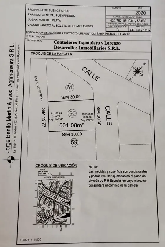 Terreno en casonas del haras