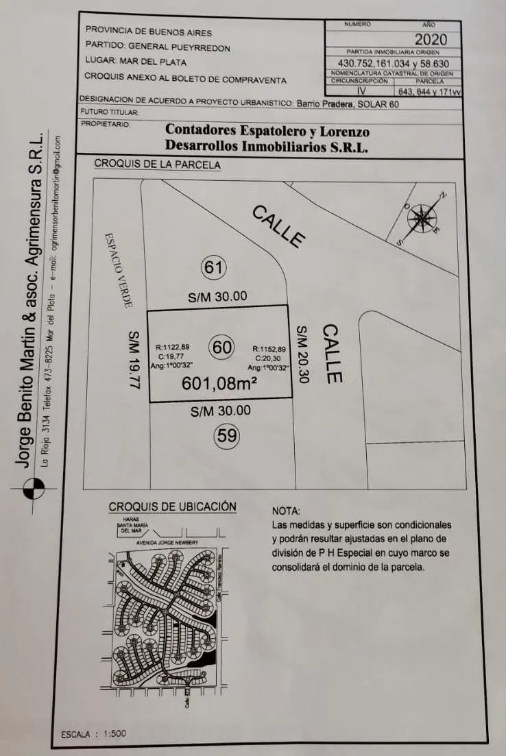 Terreno en casonas del haras