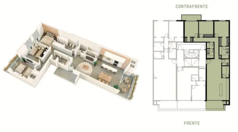 Departamento 4 ambientes en ALBERTI al 1800